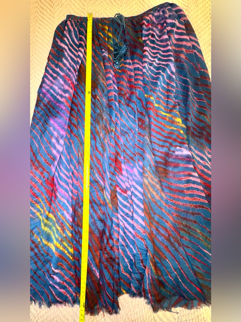 Free People True To You Altered Boho Maxi Skirt Size Medium - Picture 4 of 10